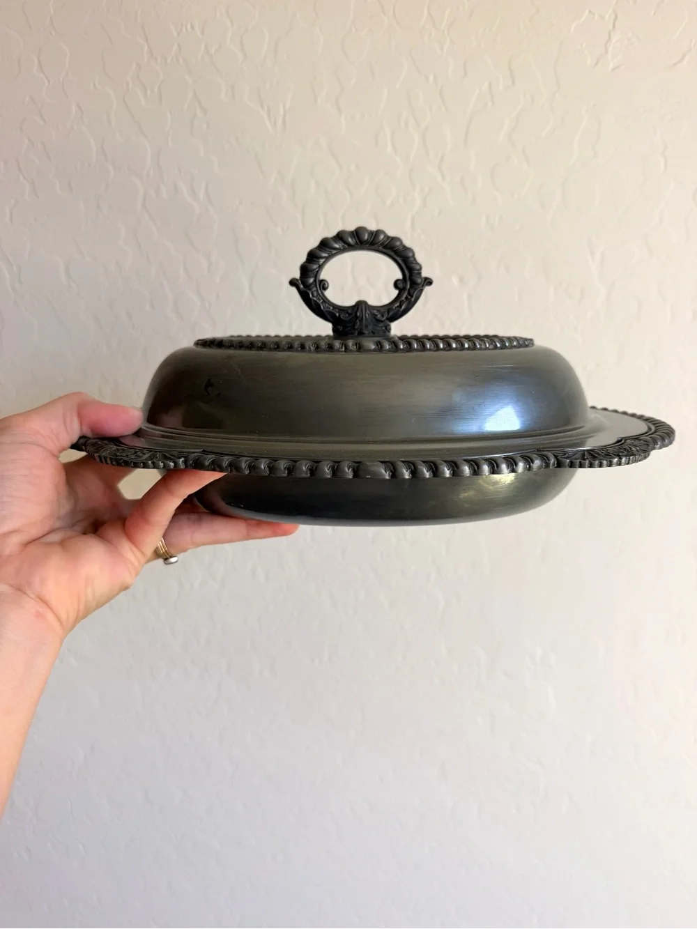 VINTAGE Wallace Melford Silverplate Serving Dish